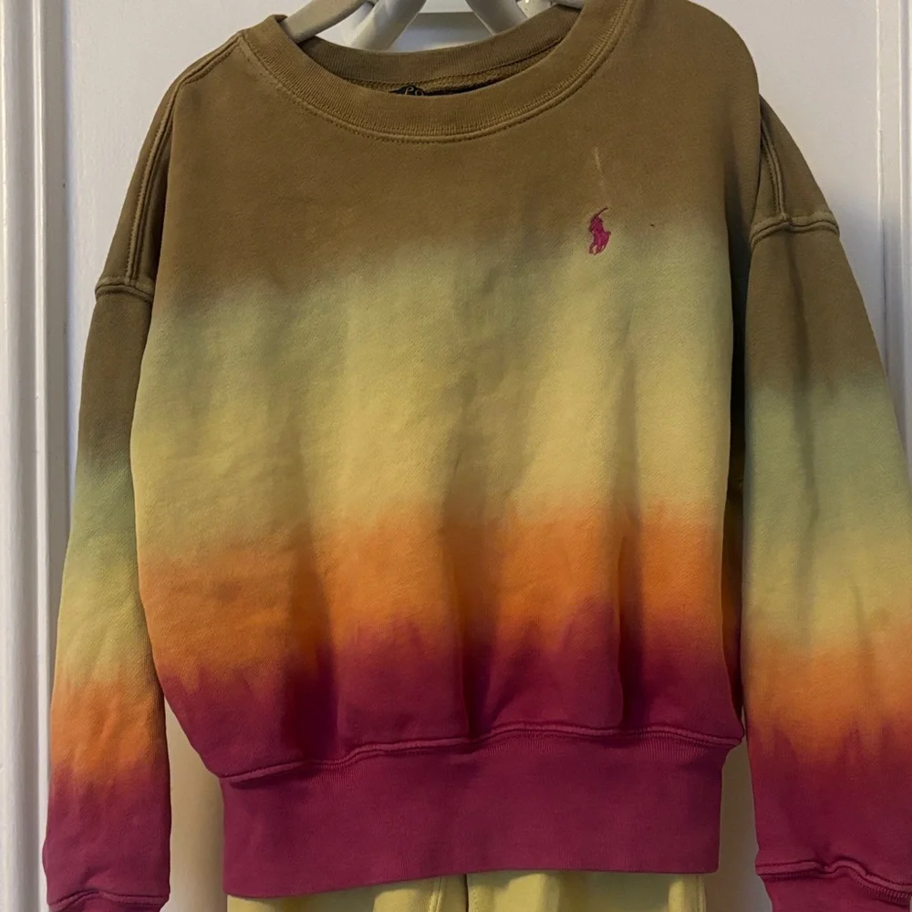 Polo by Ralph Lauren Kids Tie-Dye Set - Green, Orange, Pink